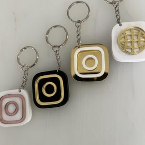 Custom Social media nfc keychain