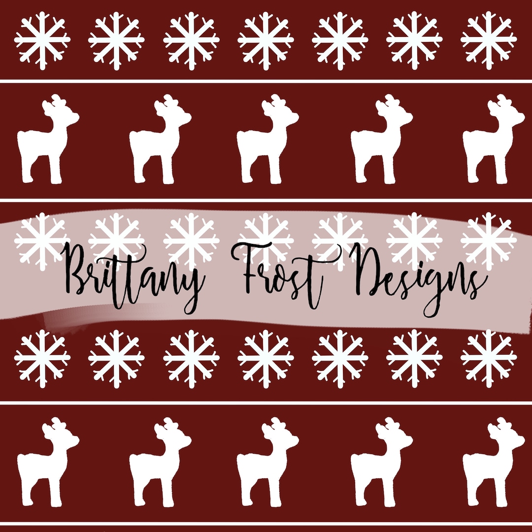 Christmas Winter Pattern Seamless File - Etsy