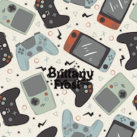 Video Gamer Seamless Pattern - Etsy
