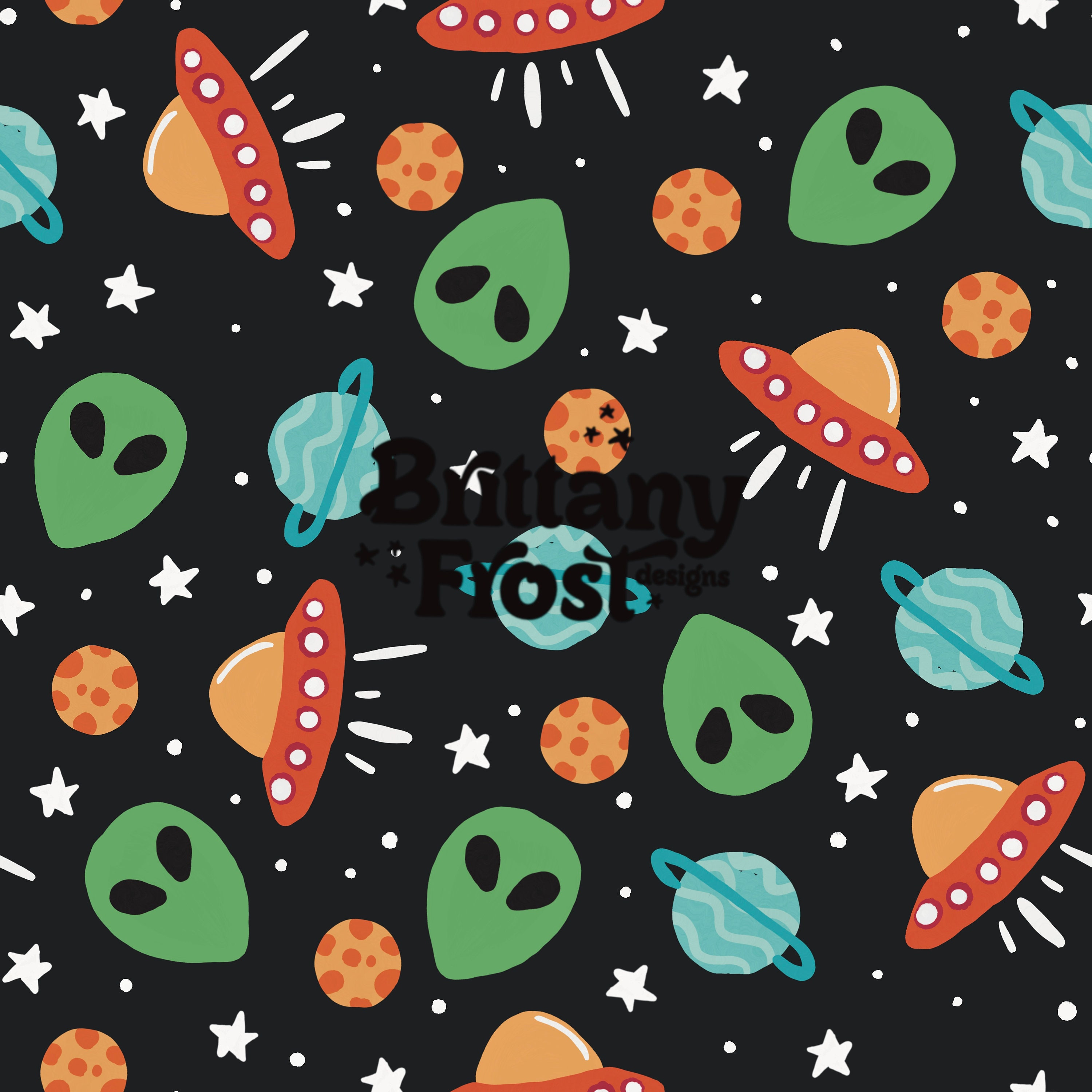 Alien Space Patterns Aliens Seamless File, Outer Space Surface Pattern - Etsy