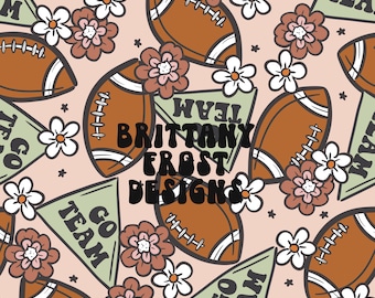 Girl Football Seamless File