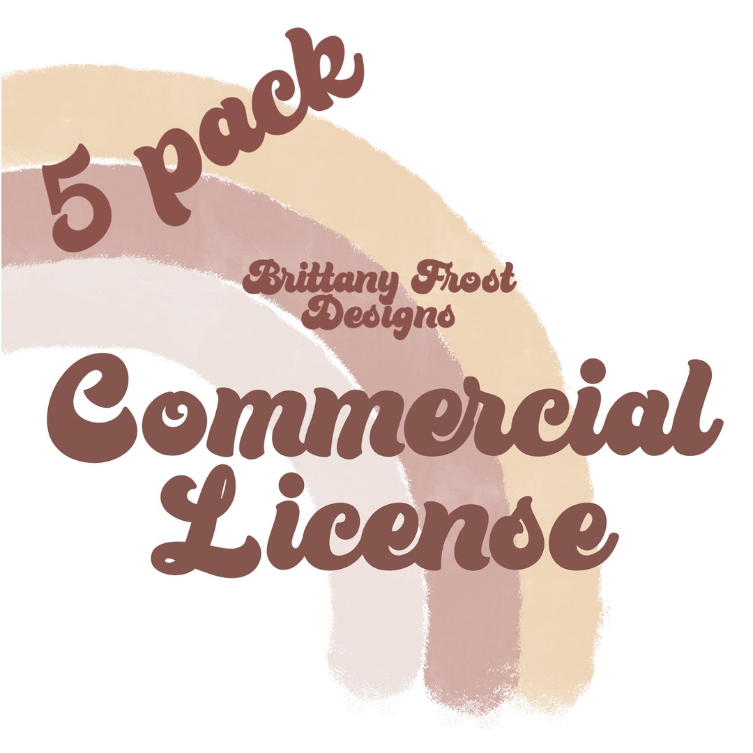 5 FILES Add A COMMERCIAL LICENSE To Your Order Purchase In Addition To 5-files-add-a-commercial-license-to-your-order-purchase-in-addition-to