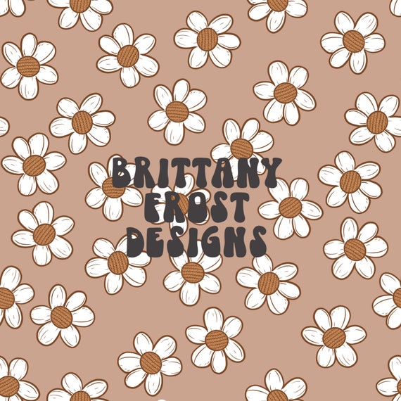 Boho Easter Daisy Seamless File
