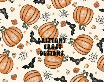 Sketchy Halloween Bats Seamless File, Halloween Surface Pattern