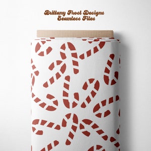 Candy Cane Christmas Seamless File