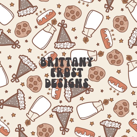 Boho new Year Party Seamless File