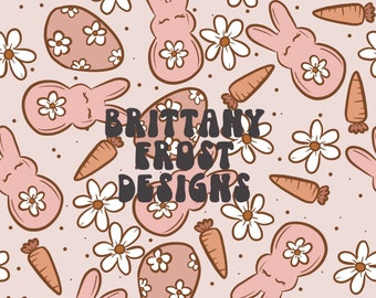 Pink Easter Seamless File, Easter Seamless Pattern