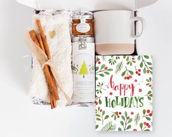 UnBoxMe Warm + Cozy Holiday Care Package For Her, Birthday Gift, Holiday Gift, Christmas Gift Box, Secret Santa Gift