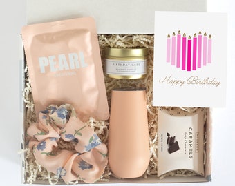 UnBoxMe Happy Birthday Care Package For Her | For Mom, Sister, or Best Friend | Personalized Birthday Gift For Women | Cute Gift Ideas