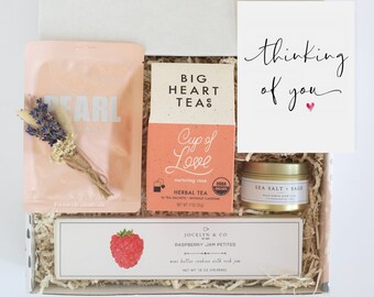 UnBoxMe Sympathy Care Package For Her With Candle, Tea & Cookies | Thinking Of You, Sorry for Your Loss, Loss of Loved One Comforting Gift