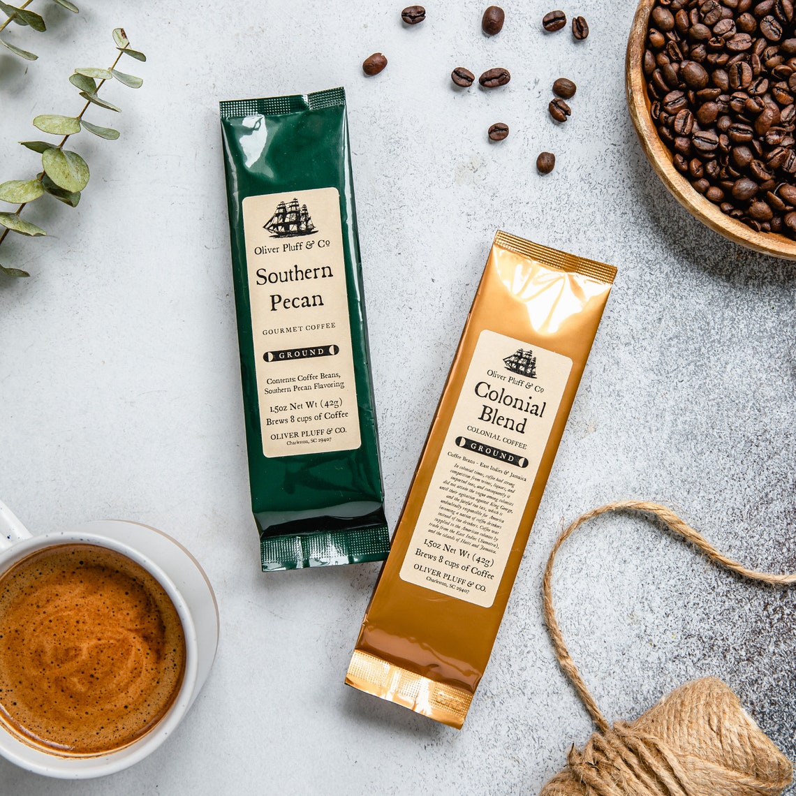 Flavored Ground Coffee Sampler Etsy