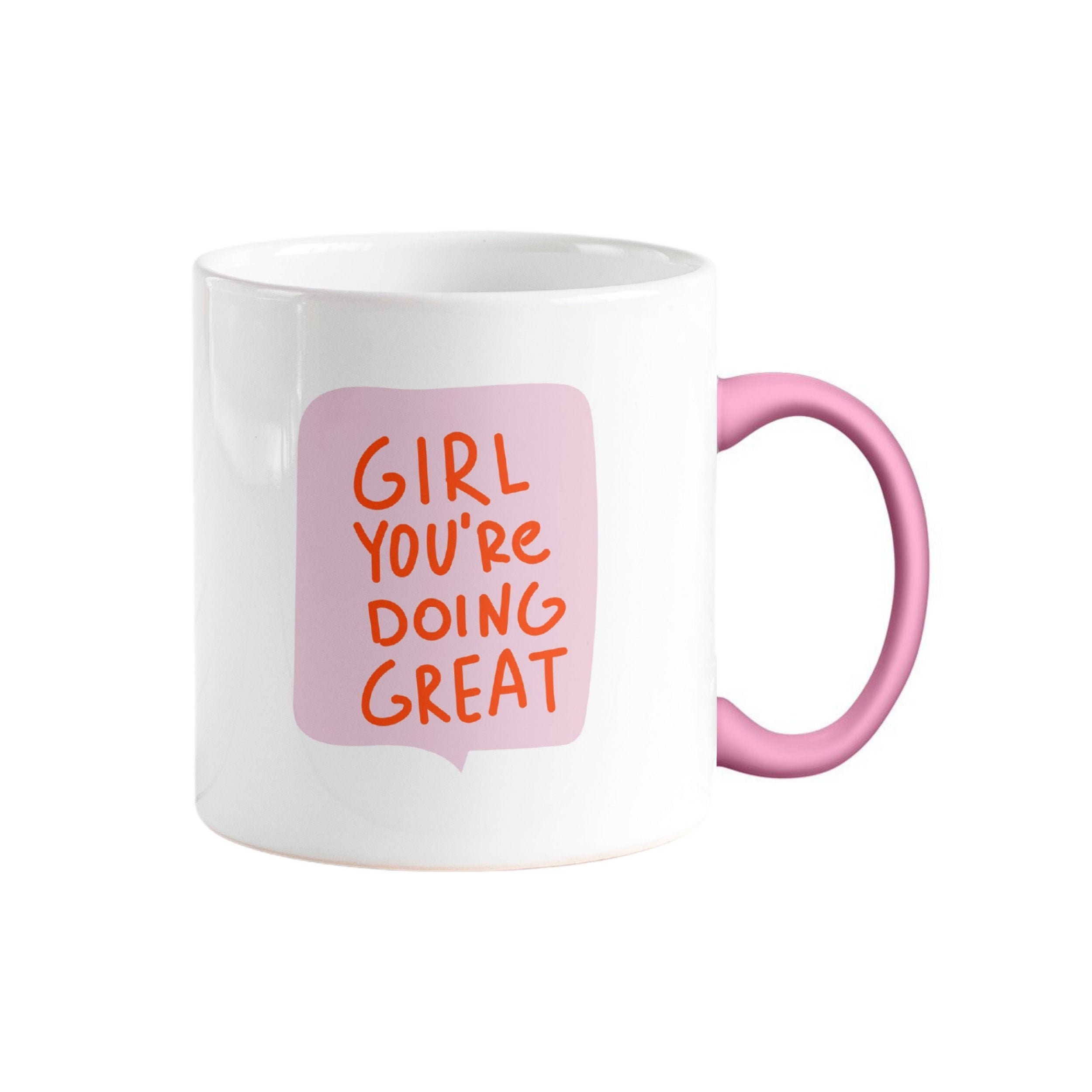Girl You're Doing Great Mug | Ceramic Mug With Quote | Gift For M…
