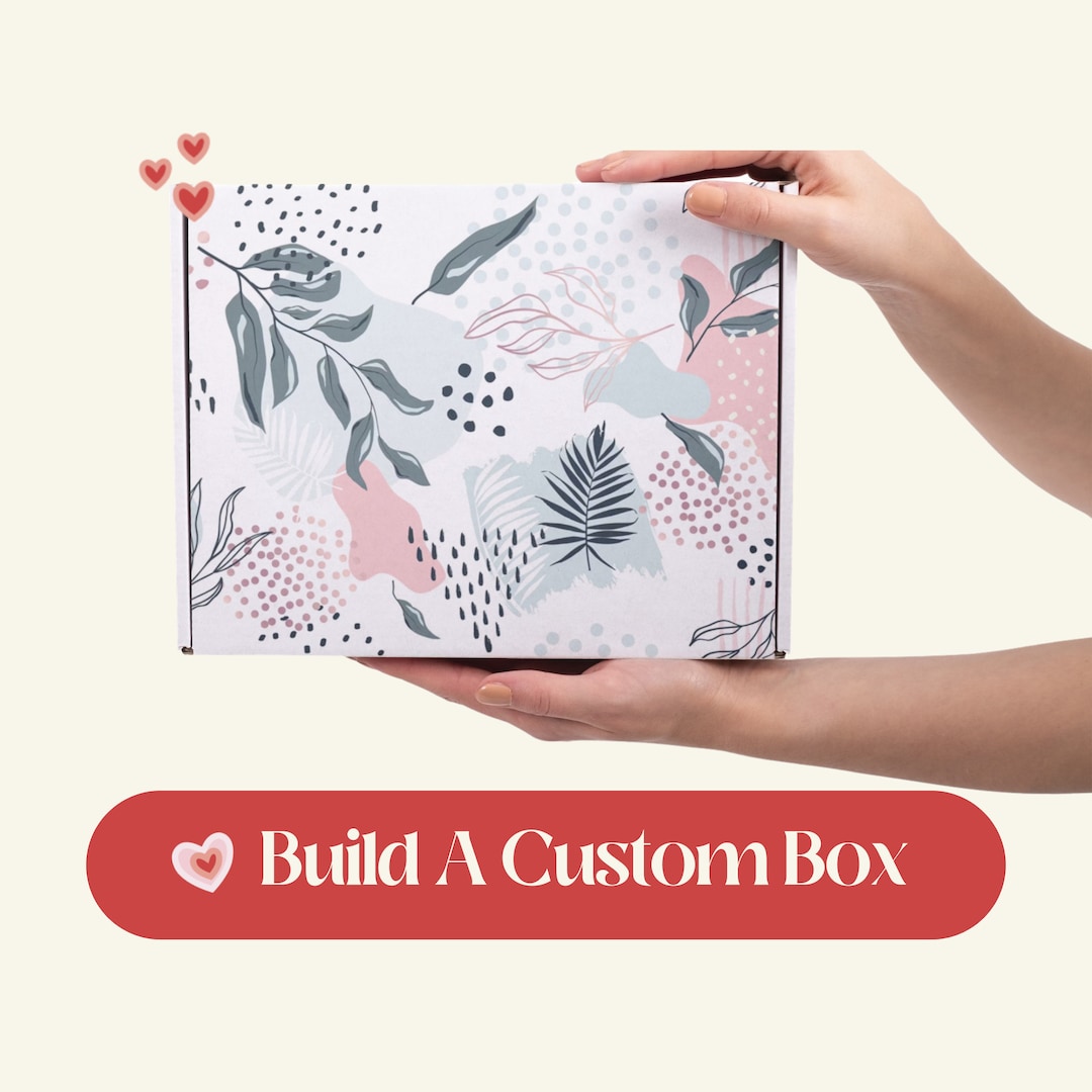 Build A Custom Gift Box for Her or Him Care Package for Birthday, Get