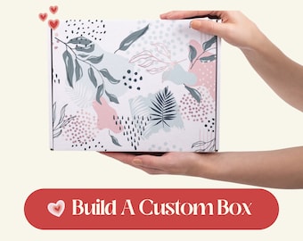 Build A Custom Gift Box For Her or Him | Care Package For Birthday, Get Well, Self-Care, Thinking Of You, Mother's Day Gift