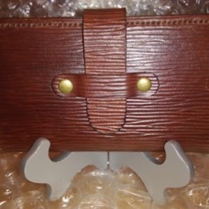 iPhone X, Genuine Leather, with a Tree-Bark Look Pattern Finish