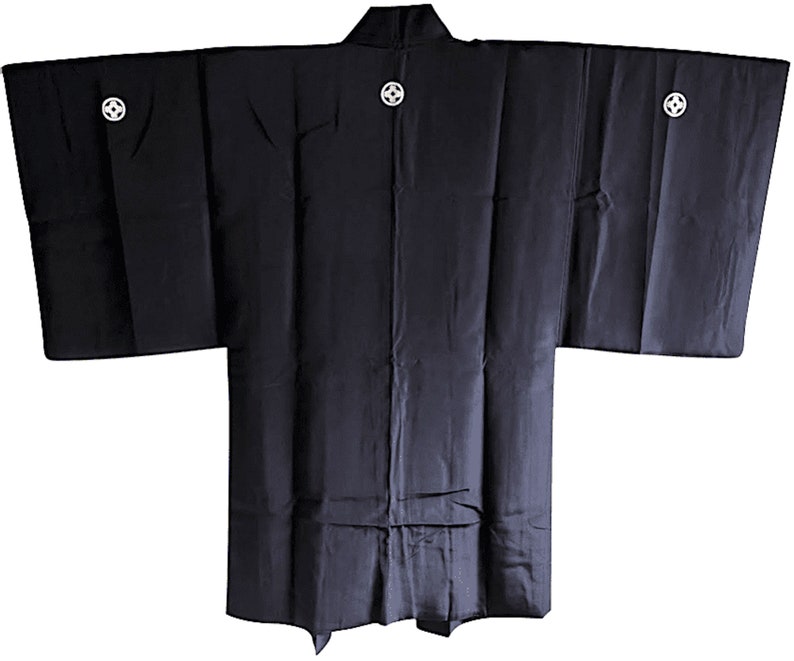 Men's Vintage Haori Montsuki Traditional Japanese Kimono - Etsy