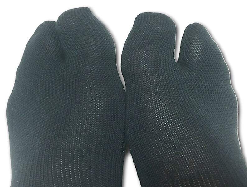 Matsuri Traditional Japanese Tabi Sock Black White Made in Etsy