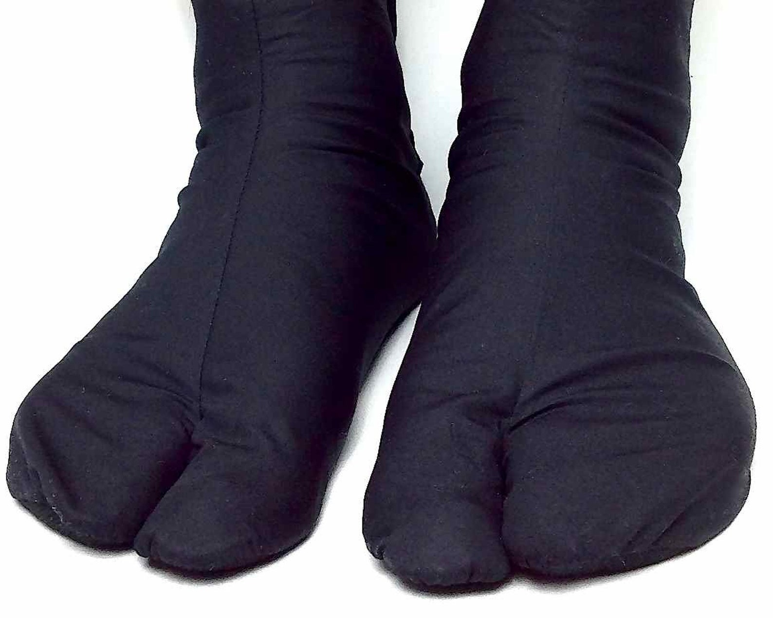 Ninja Tabi sock 100 Black Cotton Made in Japan Traditional Etsy