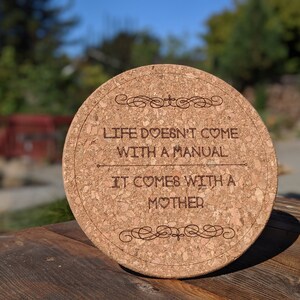 Cork Pot Holder Life comes with a Mother image 1