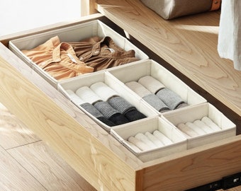 8 Pieces Estay Junk Drawer Dividers Kitchen Office Makeup Tray
