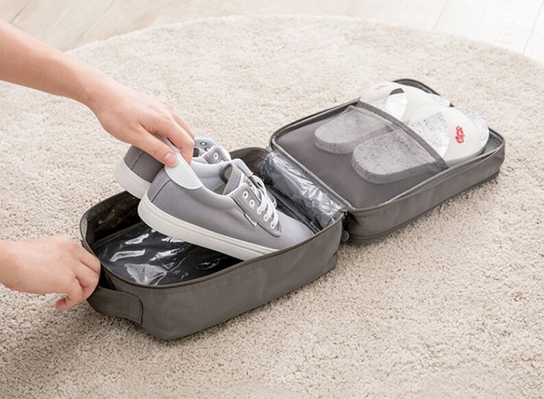 Travel shoes storage/suitcase organizer/travel shoes organizer Etsy
