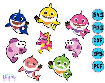 Download Baby shark svg | Etsy