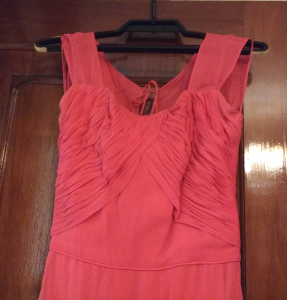 Hot Pink Chiffon Dress