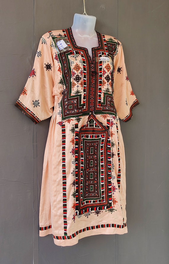 Vintage embroidery Tribal Baluchi Dress Hand Embr… - image 4