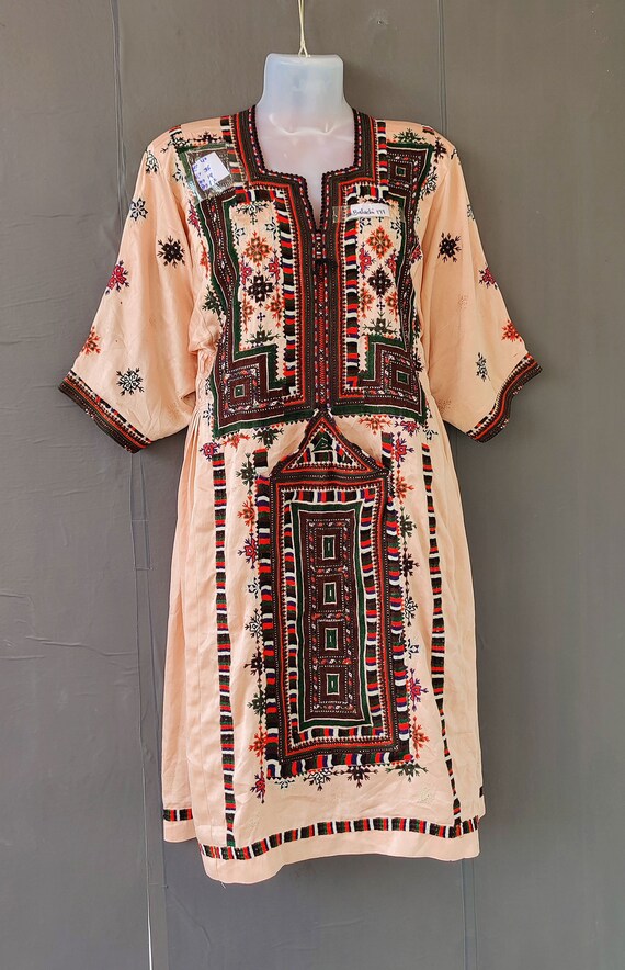 Vintage embroidery Tribal Baluchi Dress Hand Embr… - image 1