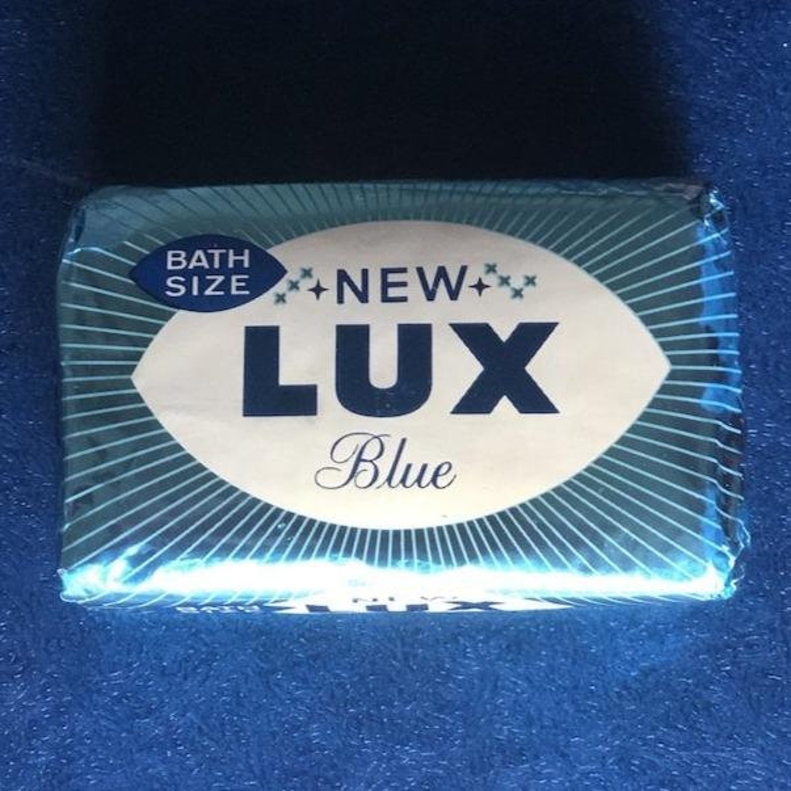 Vintage Lux Bar Soap Blue Etsy