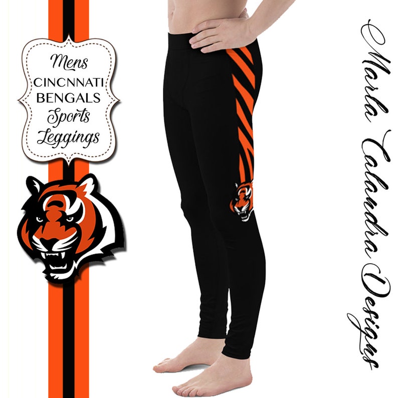 CINCINNATI BENGALS FOOTBALL Colors Men's Sports Leggings Etsy