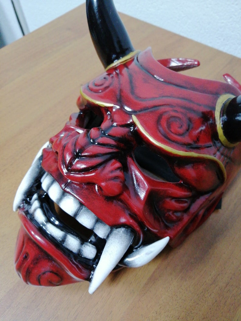 Hannya Kabuki Samurai Assassin Demon Oni BB mask Demon Oni costume