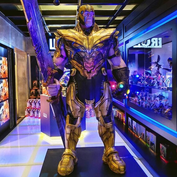 Thanos Maske Helme Handschuhe Cosplay Kostüme Avengers Comic-Film Kinde Toy Prop
