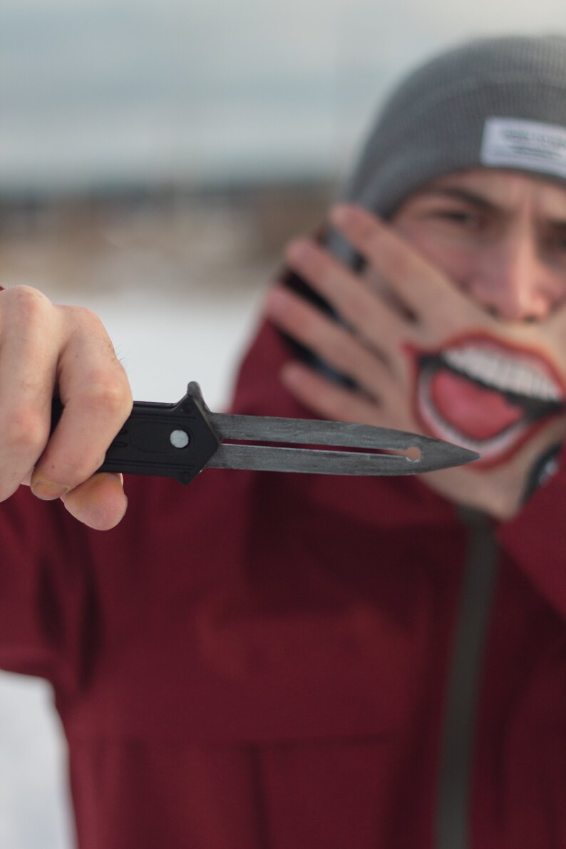Joker gun Joker cosplay Joker knife Joker blade Joker Etsy