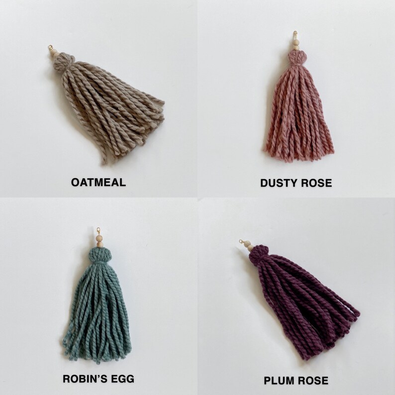 Custom Colors Interchangeable Wood Ball Tassel Garland Etsy