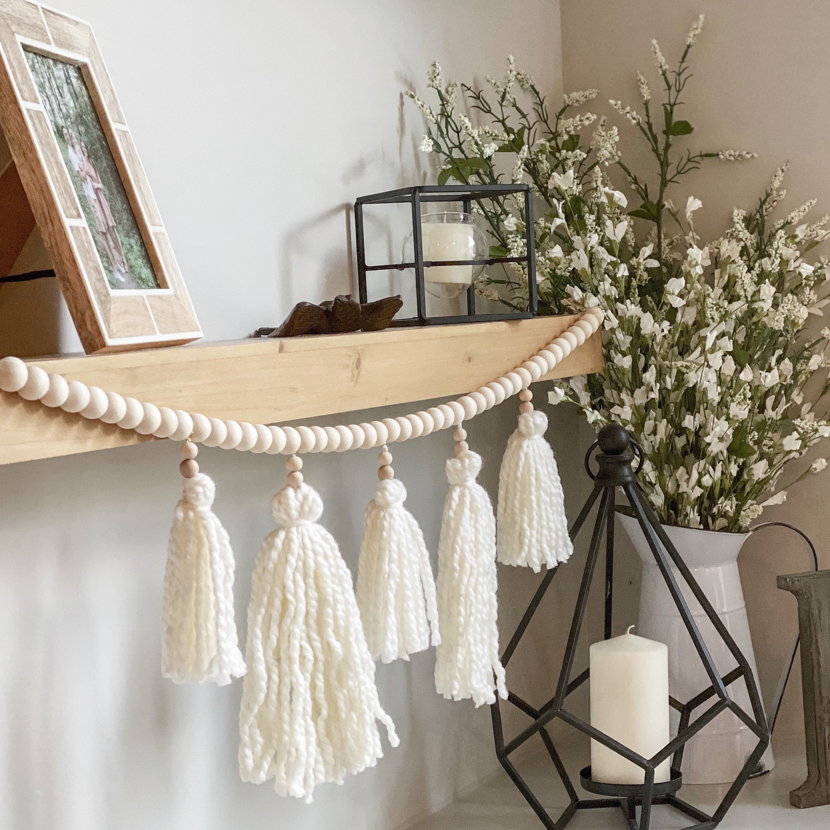 Custom Colors Interchangeable Wood Ball Tassel Garland Etsy