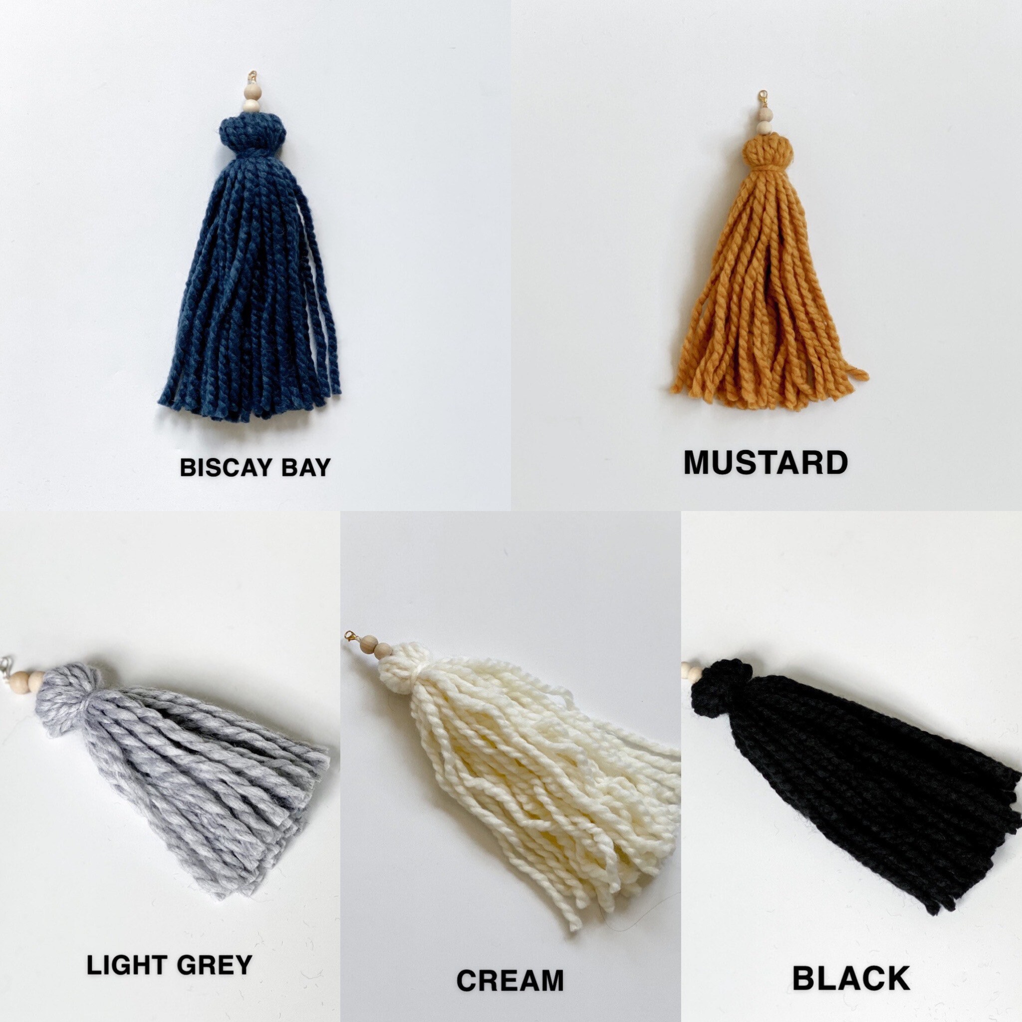 Custom Colors Interchangeable Wood Ball Tassel Garland Etsy