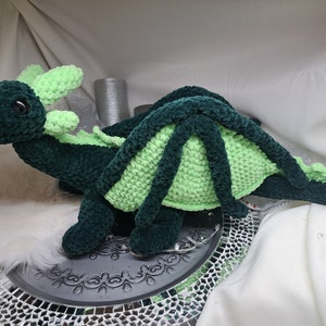 Dragon with big wings cuddly toy