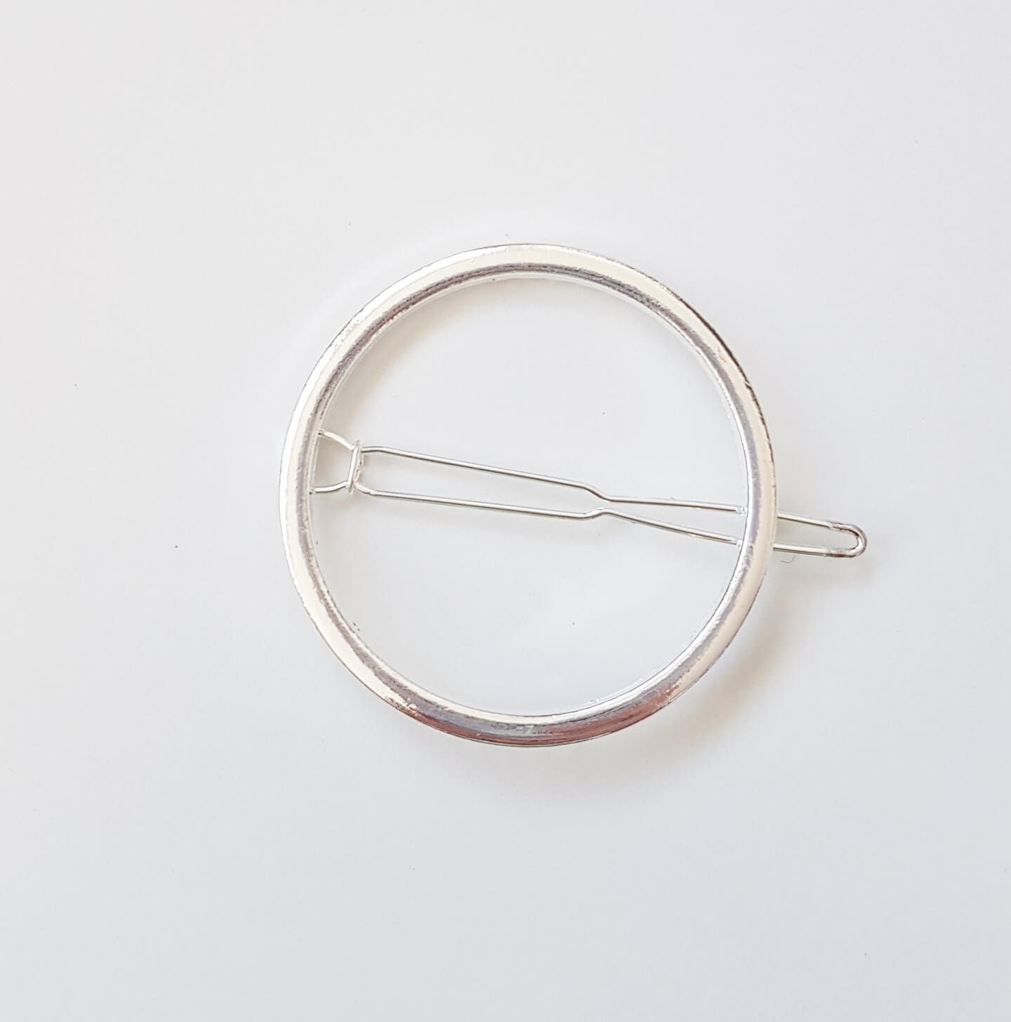 Dervivea Geometrische Haarspange - Minimalistisch, Oval, Goldfarben, Boho-Style, 12 Cm