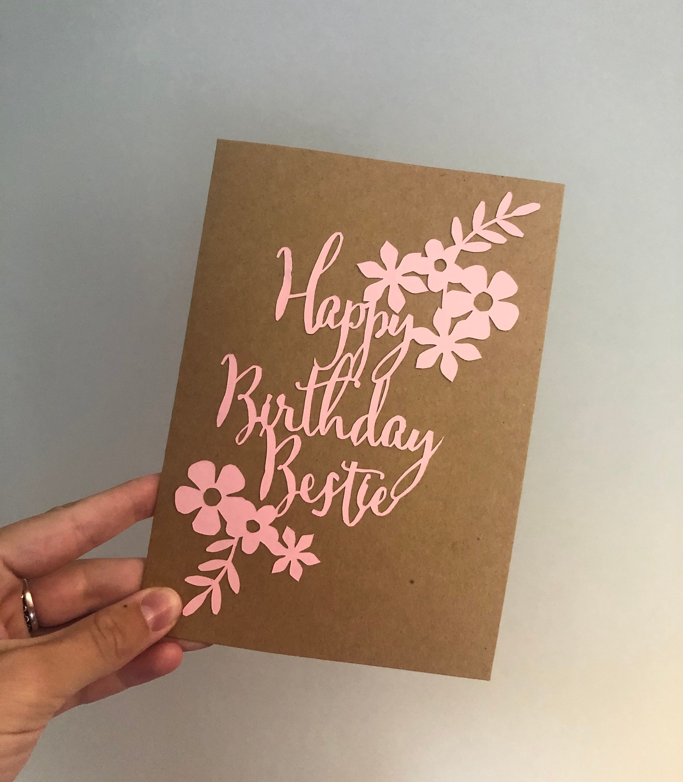 Happy Birthday Card Personalised Name Card Birthday Card Etsy UK