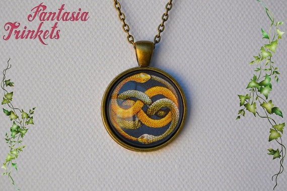 Neverending Story Auryn in Green and Gold (pendant) · Shauna Aura Knight ·  Online Store Powered by Storenvy
