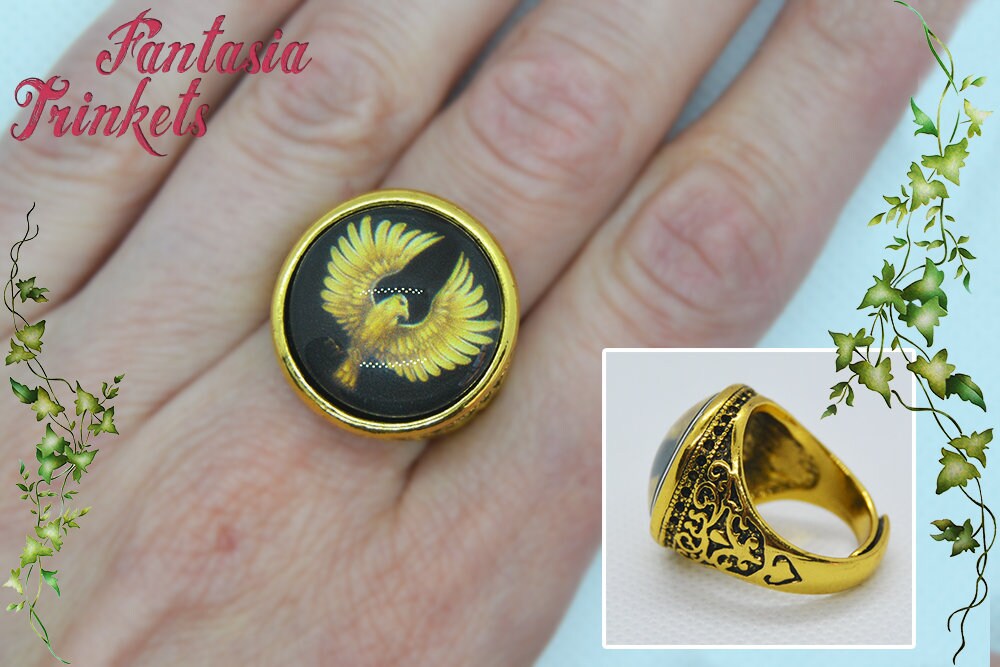 Atreides Ring Duke Leto's Seal Hawk House Crest Sigil Etsy Ireland