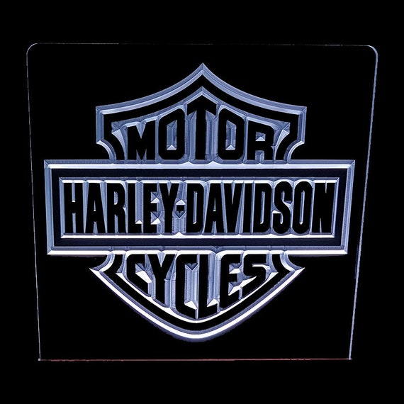 ACRYLIC LED SIGN HARLEY DAVIDSON 2