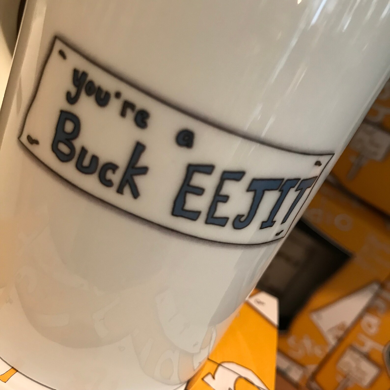 You're a BUCK EEJIT Belfast Slang Words Shankill Buy and Sell up the