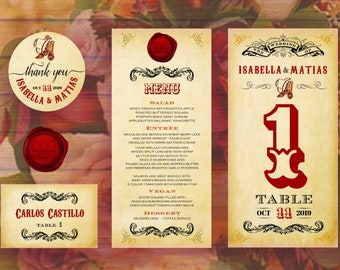 Western Wedding Invitations | Rustic Ranch Suite | Barn wedding Invite I Boho Chic Cowboy Invites | Personalized Designs