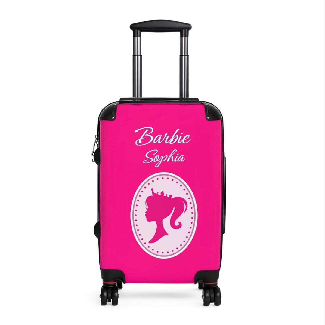 Barbie Suitcase Pink Best Gift Barbie Girls Luggage Etsy