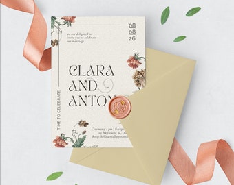 Wedding Invitations Suite Custom Invites . rsvp envelopes addressed Personalized Wedding Invitations . Templates download available