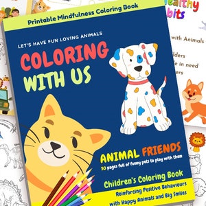 Coloring Book kids Positive Mind Affirmations for Kids .  Coloring  Book GIVEAWAY  Printable download  Mindfulness for kids