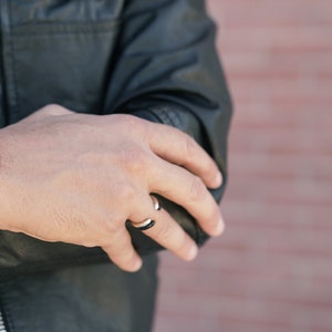 Men's open spike ring image 1