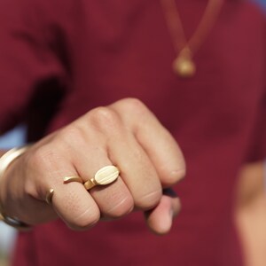 Men's open spike ring image 9